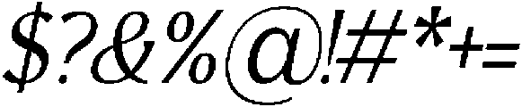 Avella Extra Light Italic otf (200) Font OTHER CHARS