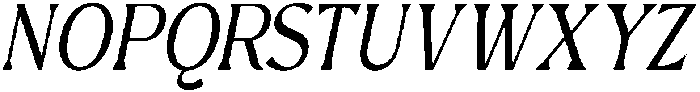 Avella Extra Light Italic otf (200) Font UPPERCASE