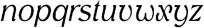 Avella Extra Light Italic otf (200) Font LOWERCASE