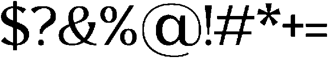 Avella Light otf (300) Font OTHER CHARS