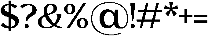 Avella Regular otf (400) Font OTHER CHARS