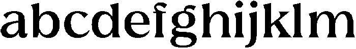Avella Regular otf (400) Font LOWERCASE