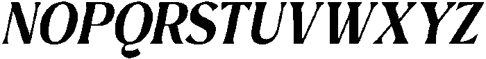 Avella Semi Bold Italic otf (600) Font UPPERCASE