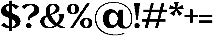 Avella Semi Bold otf (600) Font OTHER CHARS
