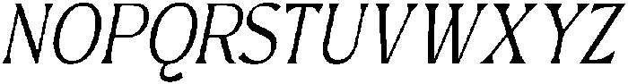 Avella Thin Italic otf (100) Font UPPERCASE