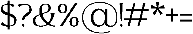 Avella Thin otf (100) Font OTHER CHARS