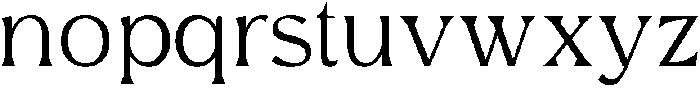 Avella Thin otf (100) Font LOWERCASE