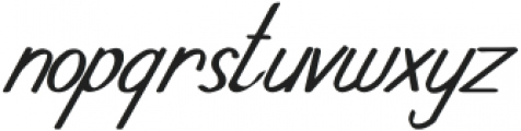 Avellyn's Italic otf (400) Font LOWERCASE