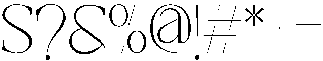 Aveloire Regular otf (400) Font OTHER CHARS