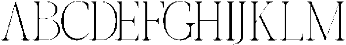 Aveloire Regular otf (400) Font UPPERCASE