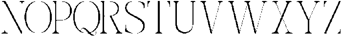 Aveloire Regular otf (400) Font UPPERCASE