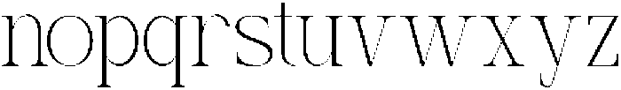 Aveloire Regular otf (400) Font LOWERCASE