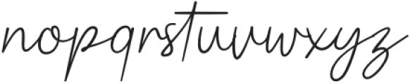 Avelora Script otf (400) Font LOWERCASE