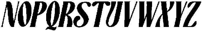 Aveloria Oblique otf (400) Font UPPERCASE