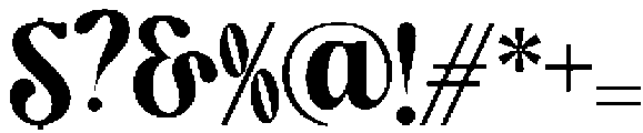 Aveloria otf (400) Font OTHER CHARS