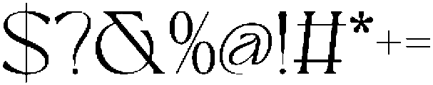 Aveltin otf (400) Font OTHER CHARS