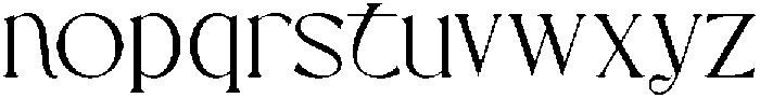 Aveltin otf (400) Font LOWERCASE