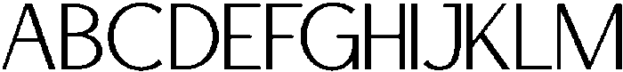 Aveneyr Regular otf (400) Font UPPERCASE