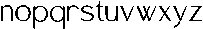 Aveneyr Regular otf (400) Font LOWERCASE
