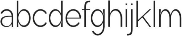 Avenis Light otf (300) Font LOWERCASE