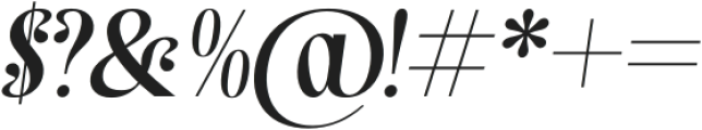 Avenolas Italic otf (400) Font OTHER CHARS