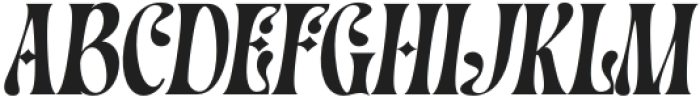 Avenolas Italic otf (400) Font UPPERCASE