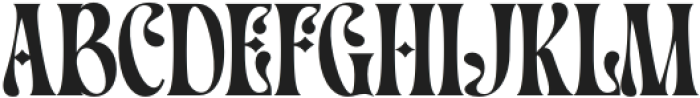 Avenolas Regular otf (400) Font UPPERCASE