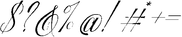 Aventalia Script otf (400) Font OTHER CHARS