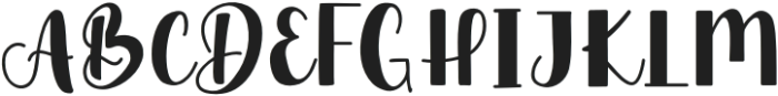 Aventoria Regular otf (400) Font UPPERCASE