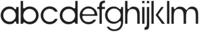 Aventue Demi otf (400) Font LOWERCASE