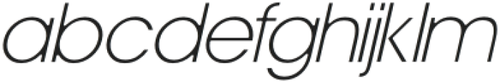 Aventue-Regular Italic otf (400) Font LOWERCASE