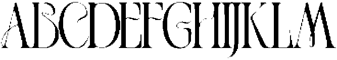 Avenue Amore Regular otf (400) Font UPPERCASE