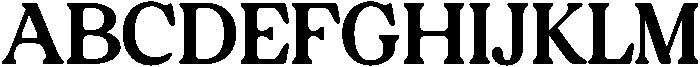 Avenue Regular otf (400) Font UPPERCASE