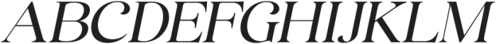 Avenza Italic otf (400) Font