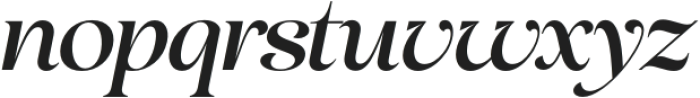 Avenza Italic otf (400) Font LOWERCASE