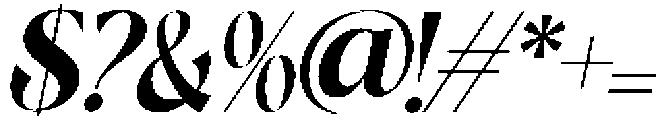 Averdyn Oblique otf (400) Font OTHER CHARS