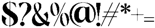 Averdyn otf (400) Font OTHER CHARS