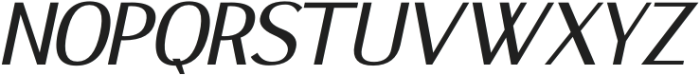 Averilsad Italic otf (400) Font UPPERCASE