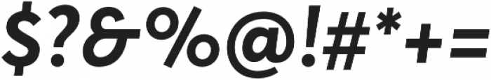 Averta Bold Italic otf (700) Font OTHER CHARS