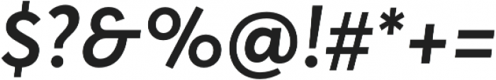 Averta PE Semibold Italic otf (600) Font OTHER CHARS