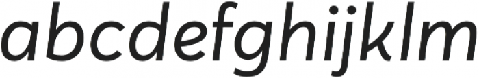 Averta Regular Italic otf (400) Font LOWERCASE