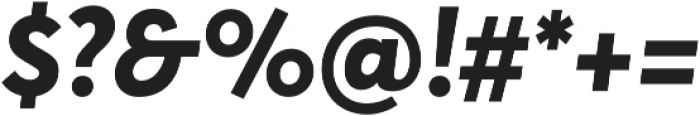 Averta Std ExtraBold Italic otf (700) Font OTHER CHARS