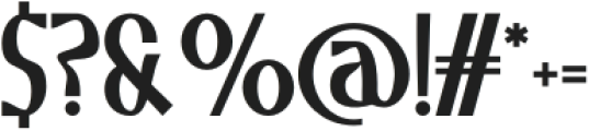 Aviak Regular otf (400) Font OTHER CHARS
