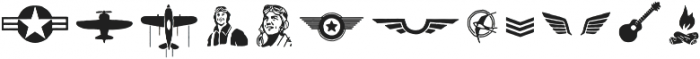 Aviator Elements otf (400) Font LOWERCASE