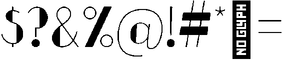 Aviator otf (400) Font OTHER CHARS