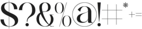 Avifan-Regular otf (400) Font OTHER CHARS