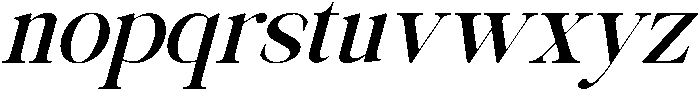 Avilona Black Slanted otf (900) Font LOWERCASE