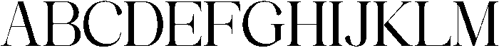 Avilona Bold otf (700) Font UPPERCASE