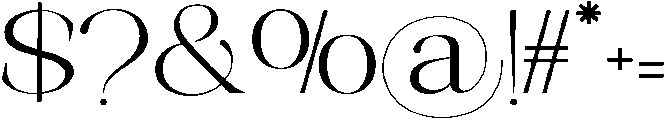 Avilona Expanded ttf (400) Font OTHER CHARS