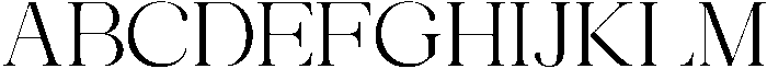 Avilona Expanded ttf (400) Font UPPERCASE